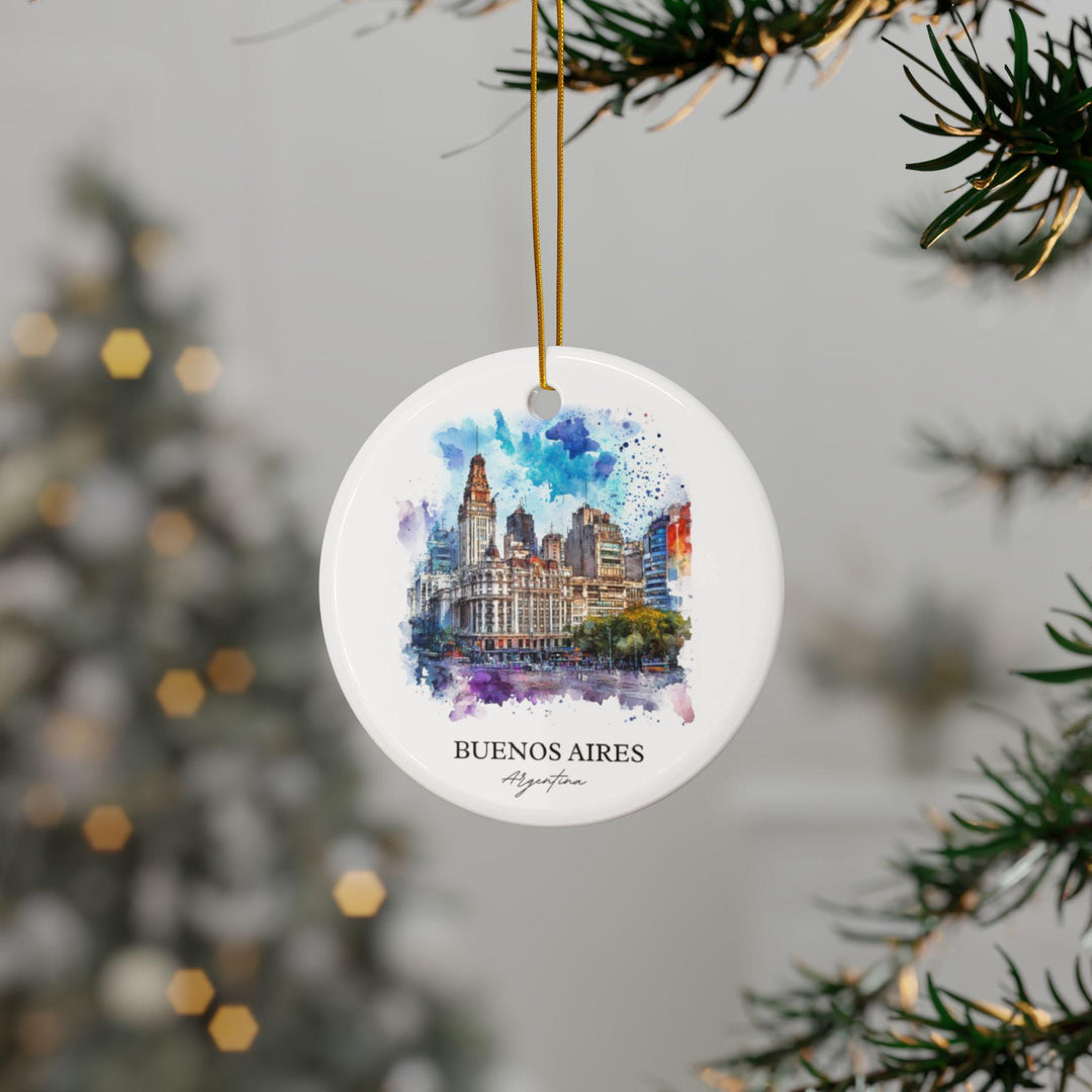 Buenos Aires Ornament: Unique Argentina Souvenir, Buenos Aires Xmas Decor, and Authentic Buenos Aires Gift