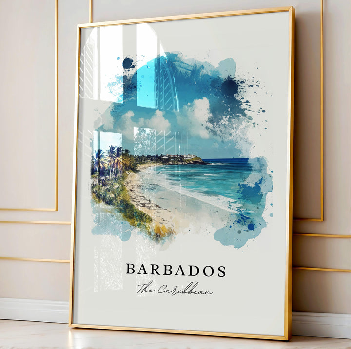 Barbados Wall Art - The Caribbean Print