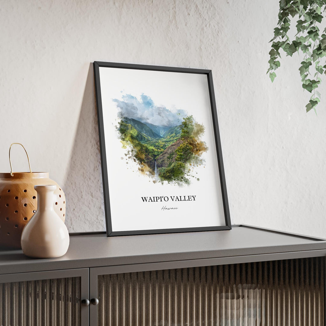 Waipi'o Valley, Hawaii – Watercolor Art Print