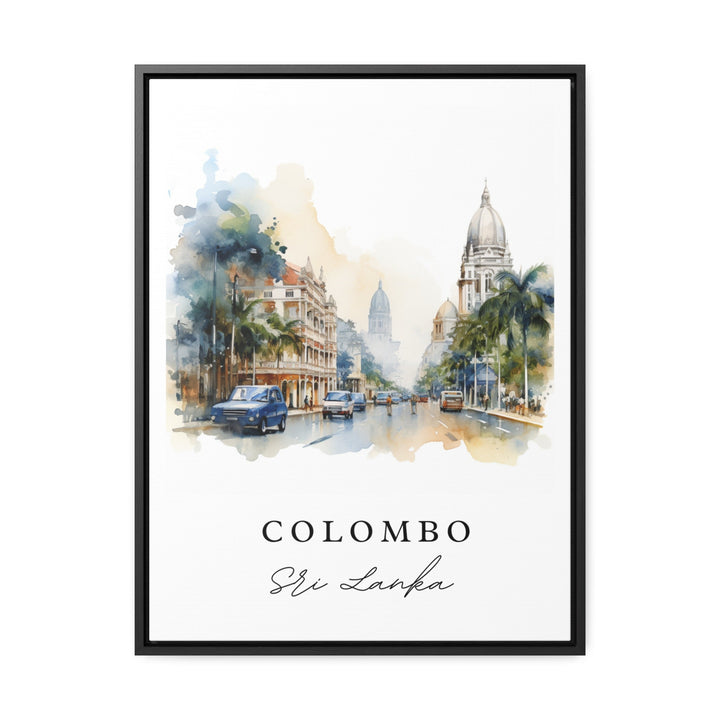 Colombo Sri Lanka wall art - Sri Lanka, Colombo print, Sri Lanka capital gift, Sri Lanka Birthday present, Custom Text, Perfect Gift