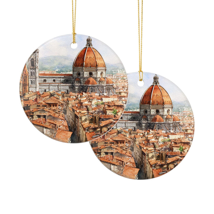 Florence, Italy Ornament: Unique Florence Souvenir, Florence Italy Xmas Decor, and Authentic Florence Italy Gift