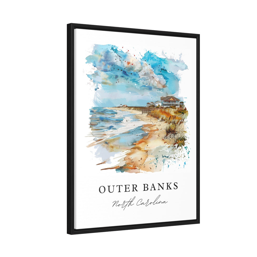 Outer Banks NC Art, Outer Banks Print, North Carolina Wall Art, Outer Banks Gift,