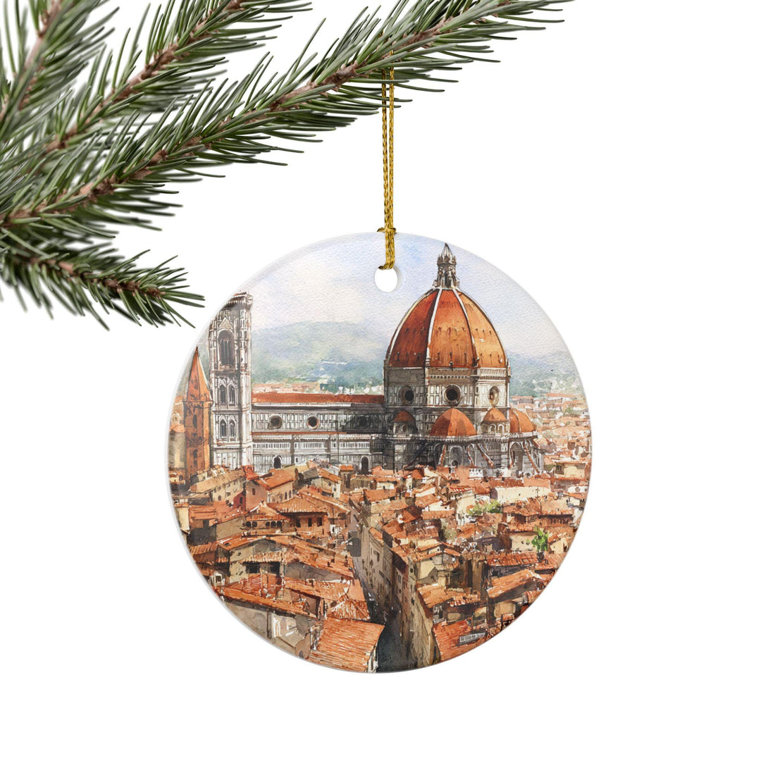 Florence, Italy Ornament: Unique Florence Souvenir, Florence Italy Xmas Decor, and Authentic Florence Italy Gift