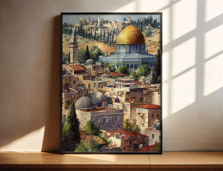 Jerusalem, Israel – Watercolor Art Print