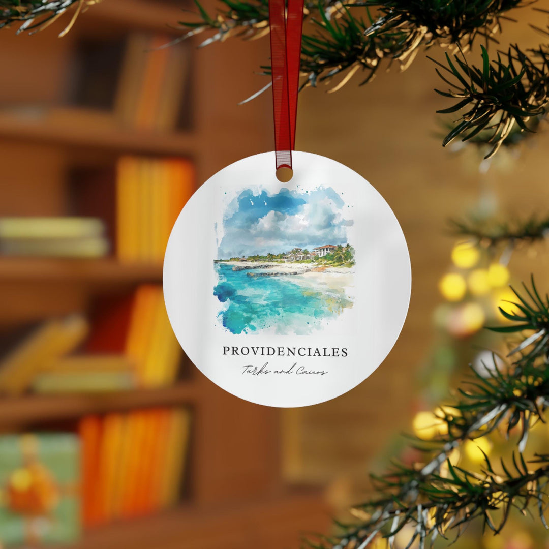 Providenciales Ornament: Unique Souvenir, Turks and Caicos Xmas Decor, and Authentic Turks and Ciacos Gift