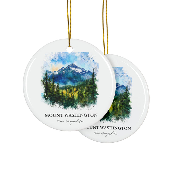 Mount Washington Ornament: Unique Mt Washington Souvenir, New Hampshire Xmas Decor, and Authentic Mount Washington NH Gift