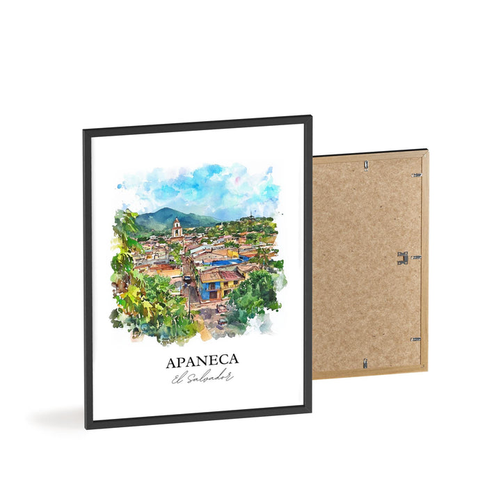 Apaneca, El Salvador – Watercolor Art Print