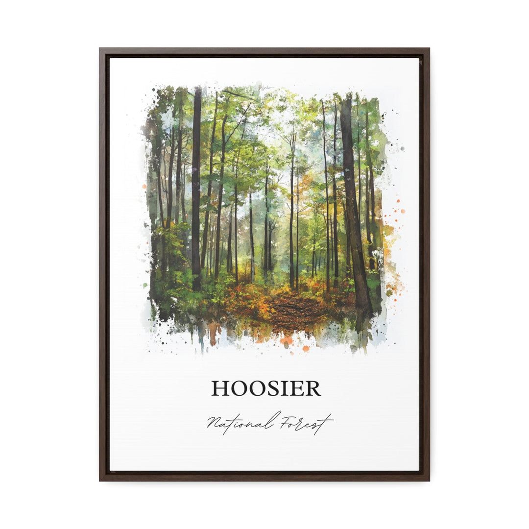 Hoosier National Forest, Indiana – Watercolor Art Print
