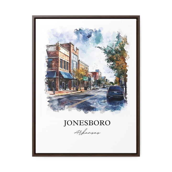 Jonesboro, Alaska, Alaska – Watercolor Art Print