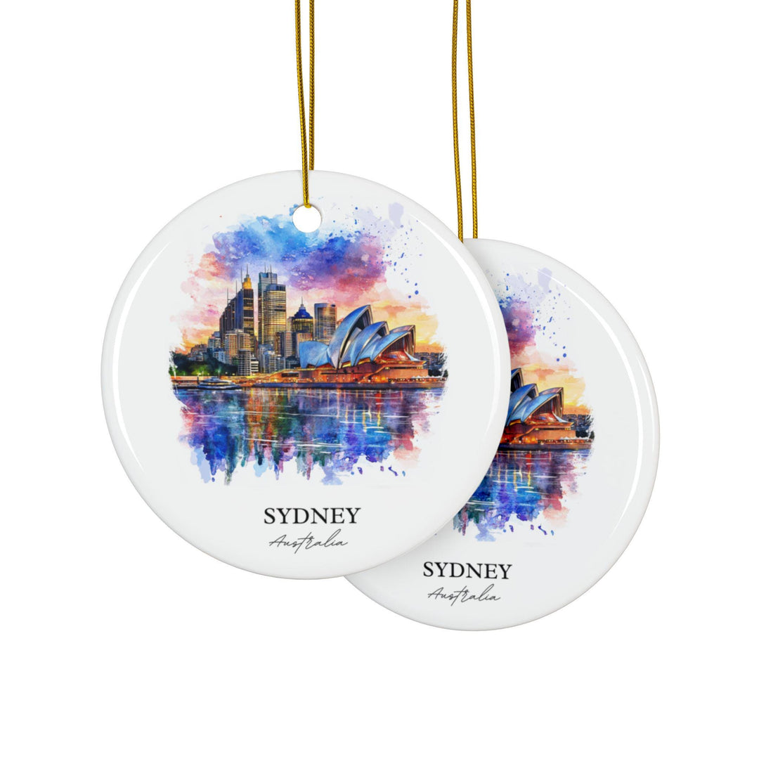 Sydney Australia Ornament: Unique Sydney Souvenir, Sydney Xmas Decor, and Authentic Sydney Australia Gift