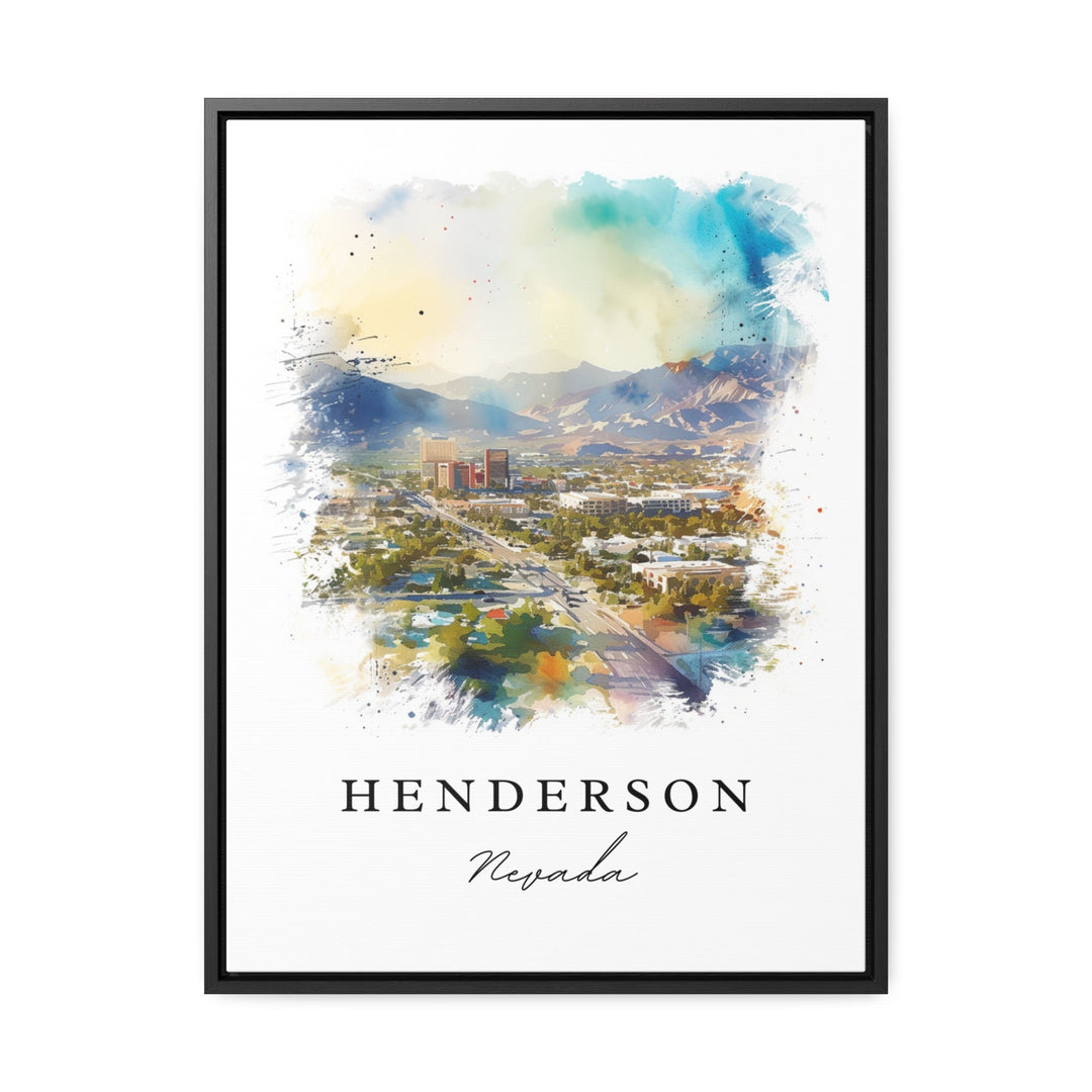 Henderson NV wall art - Nevada, Henderson print, Henderson Nevada Wedding gift, Birthday present, Custom Text, Perfect Gift