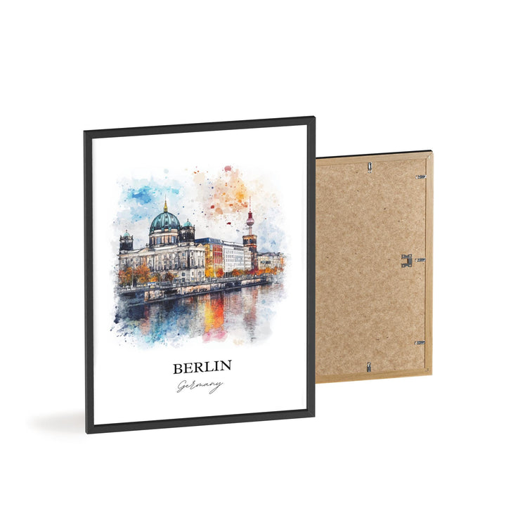 Berlin Wall Art, Berlin Print, Germany Watercolor Art, Berlin Germany Gift, Travel Print, Travel Poster, Housewarming Gift