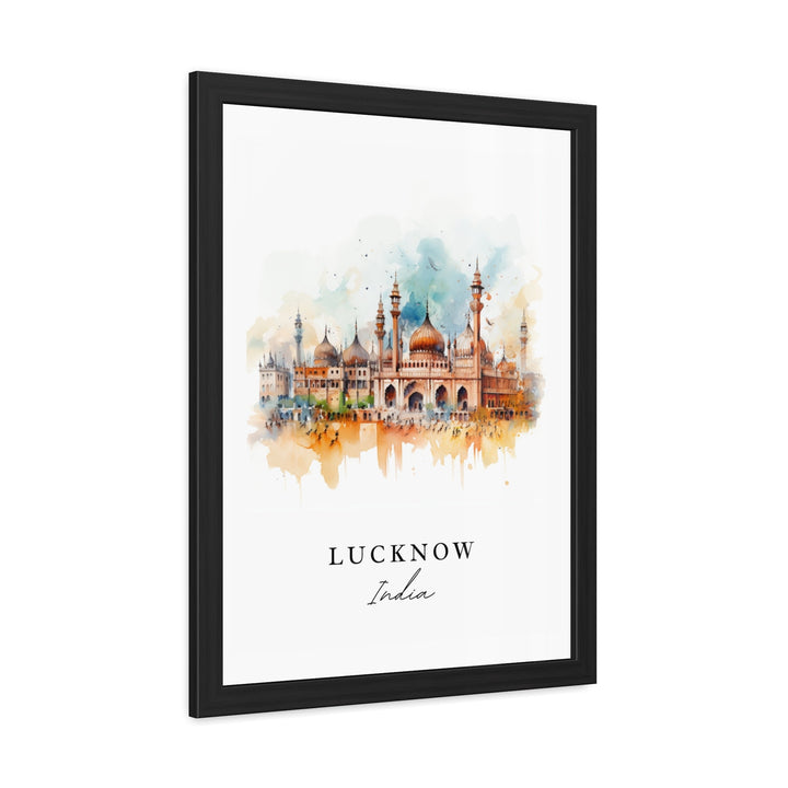 Lucknow India wall art - India, Lucknow India poster, Lucknow Wedding gift, Birthday present, Custom Text, Personalised Gift