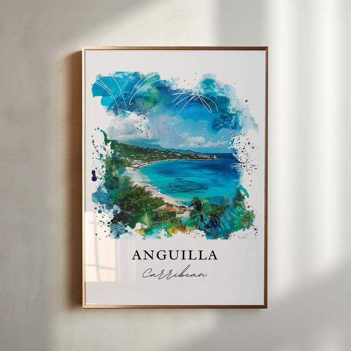 Anguilla Wall Art - The Caribbean Print