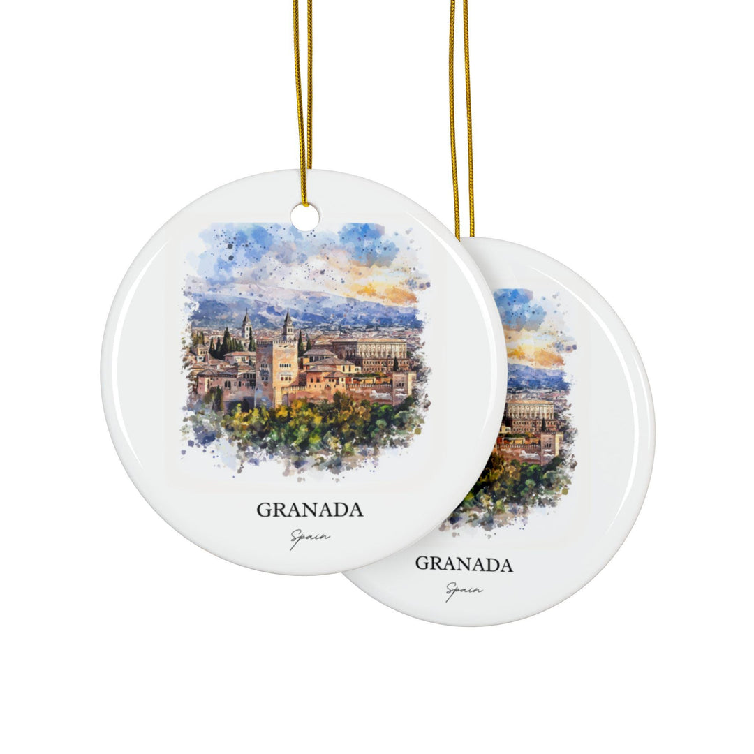 Granada Spain Ornament: Unique Granada Souvenir, Granada Xmas Decor, and Authentic Granada Spain Gift