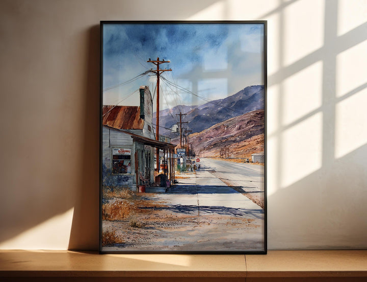 Death Valley, California, USA – Watercolor Art Print
