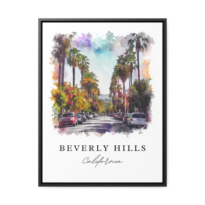 Beverly Hills Wall Art - Los Angeles Print