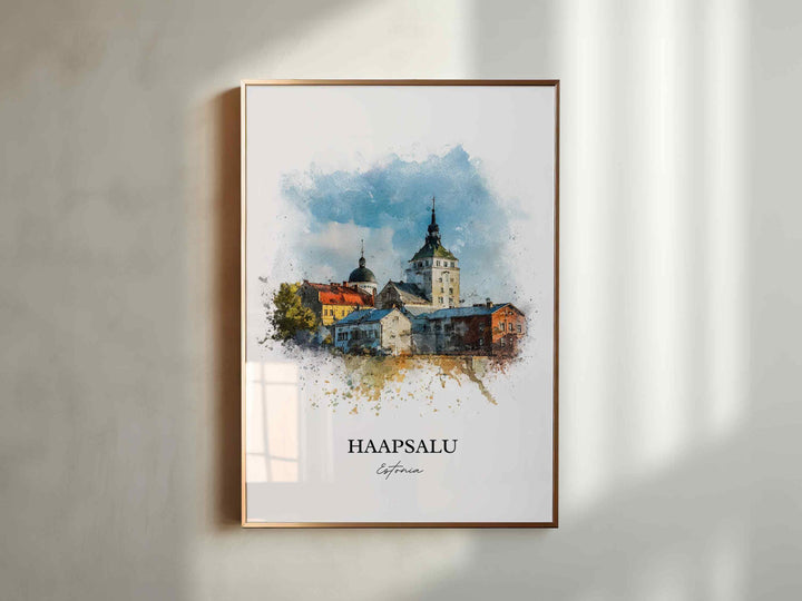 Haapsalu, Estonia – Watercolor Art Print