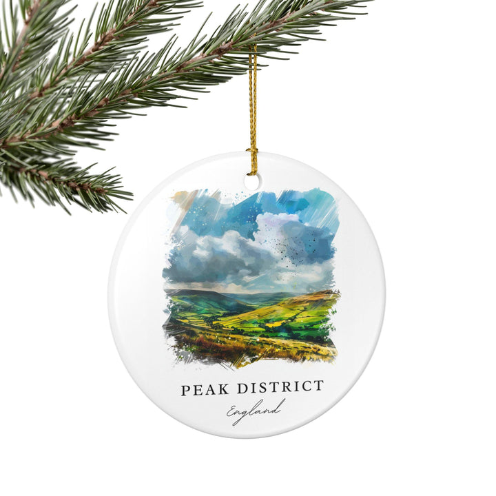 Peak District Scotland Ornament: Unique Scotland Souvenir, Scotland Xmas Decor, and Authentic Scotland Gift