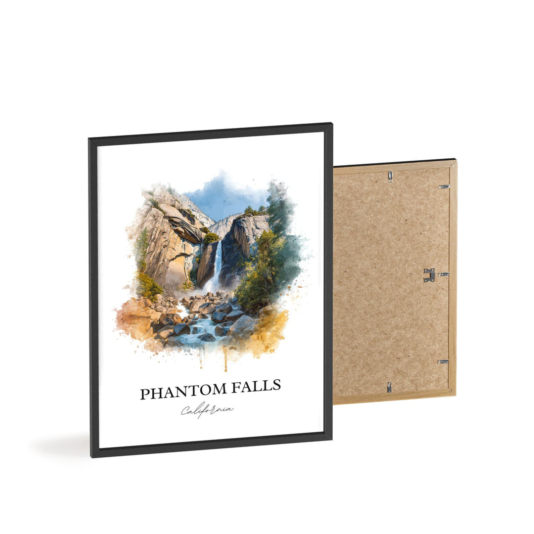 Phantom Falls, USA – Watercolor Art Print