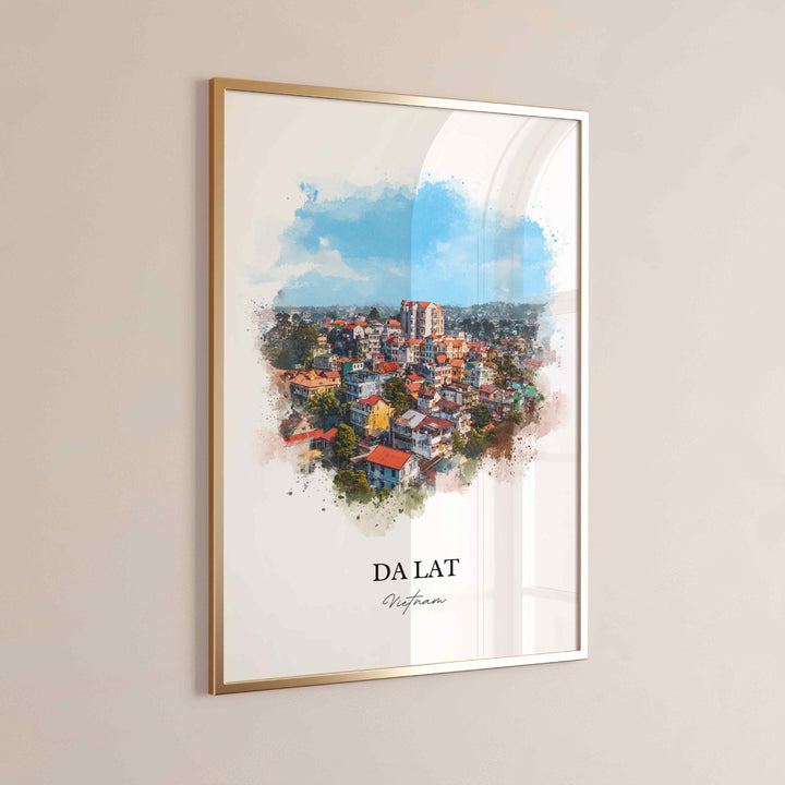 Da Lat, Vietnam – Watercolor Art Print