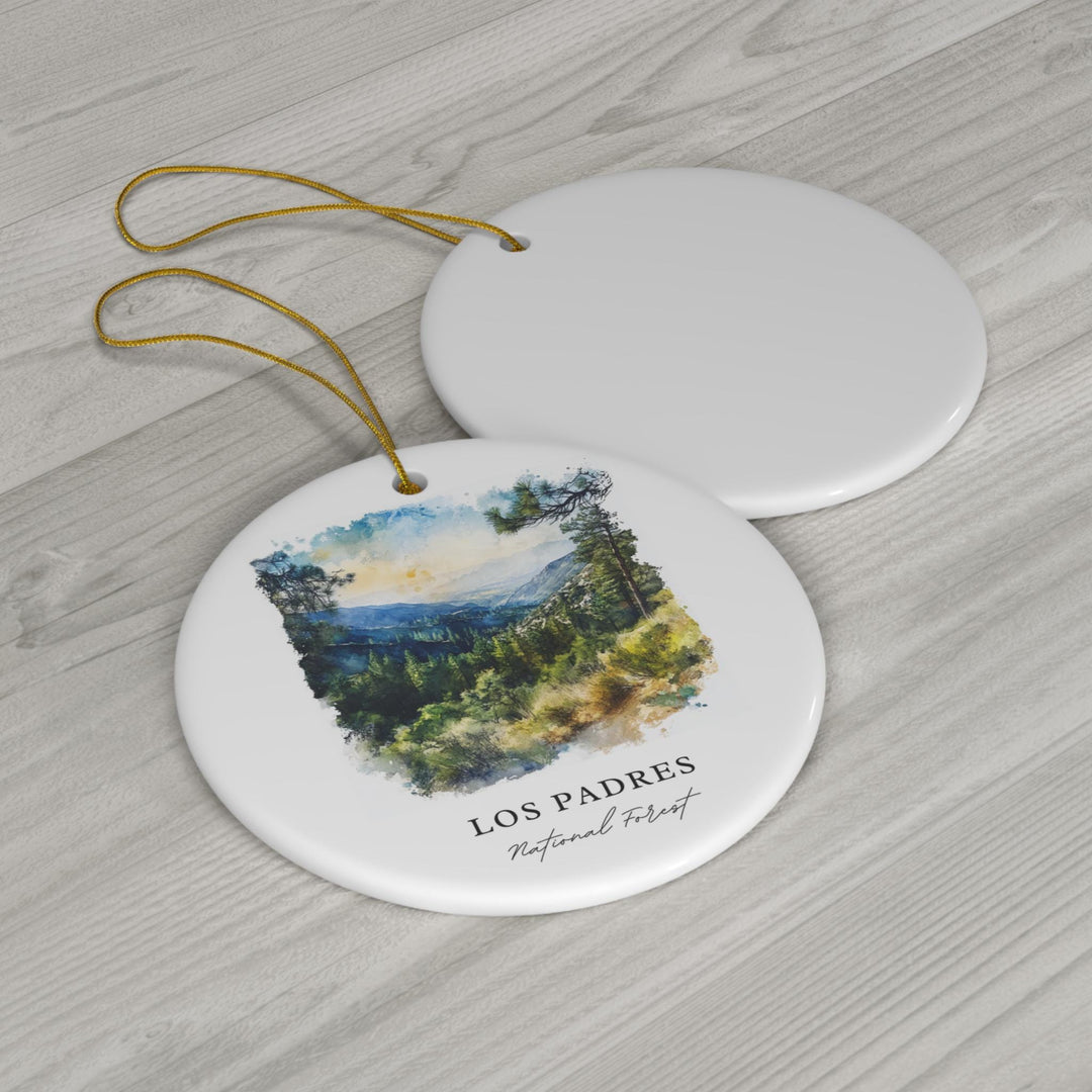 Los Padres Forest Ornament: Unique Los Padres Souvenir, Los Padres California Xmas Decor, and Authentic Solvang Christmas Gift