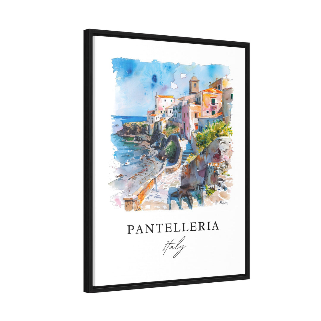 Pantelleria Italy Art, Sicily Print, Pantelleria Watercolor Art, Pantelleria Italy Gift,