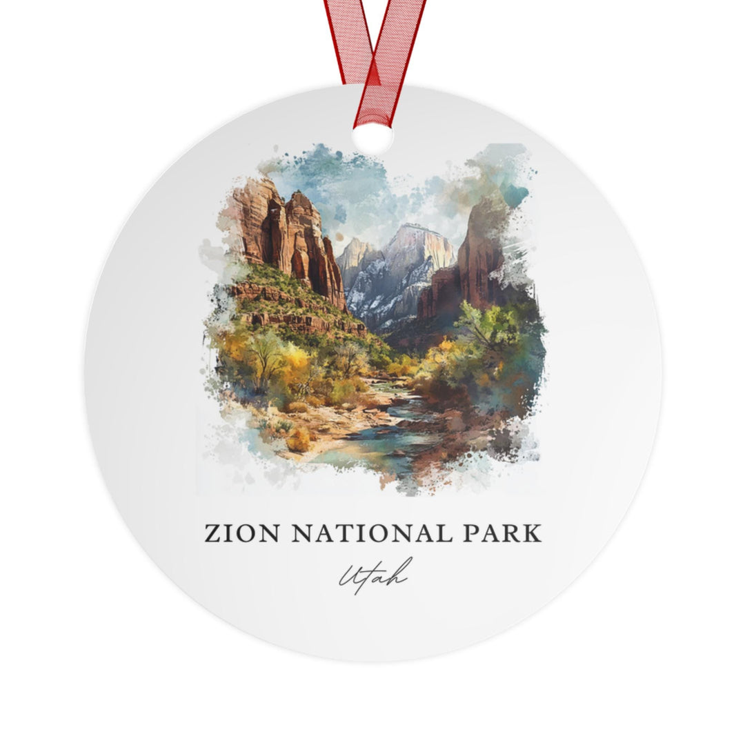 Zion National Park Ornament: Unique Zion Souvenir, Zion UT Xmas Decor, and Authentic Zion National Park Gift