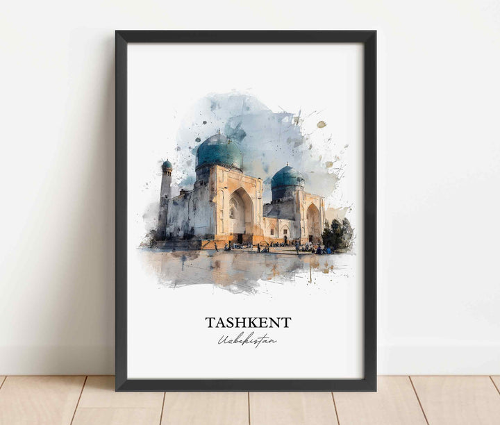Tashkent, Uzbekistan – Watercolor Art Print
