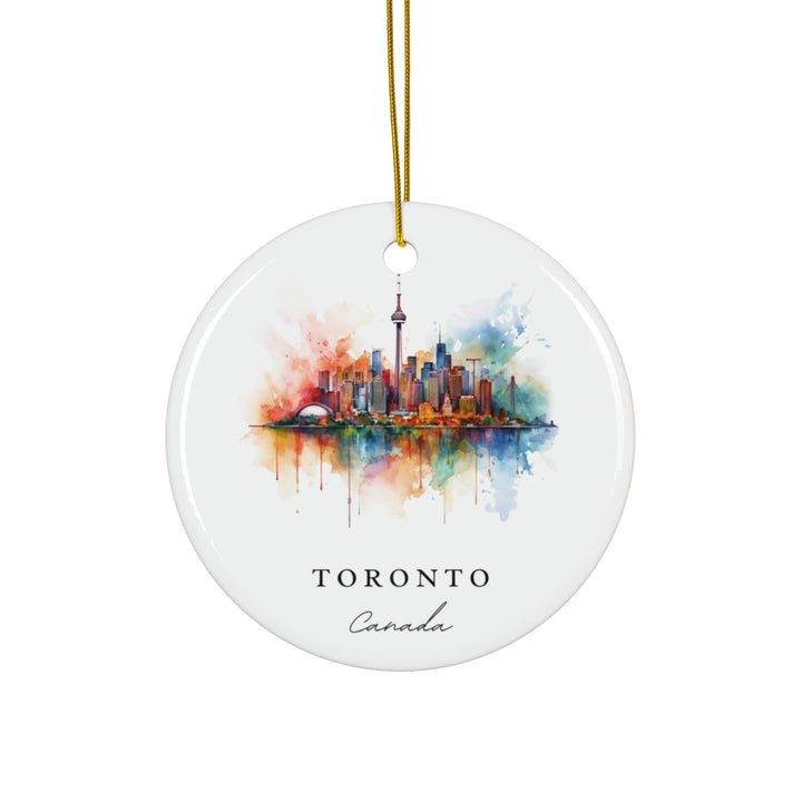 Toronto Canada Ornament: Unique Toronto Souvenir, Toronto Xmas Decor, and Authentic Toronto Canada Christmas Gift