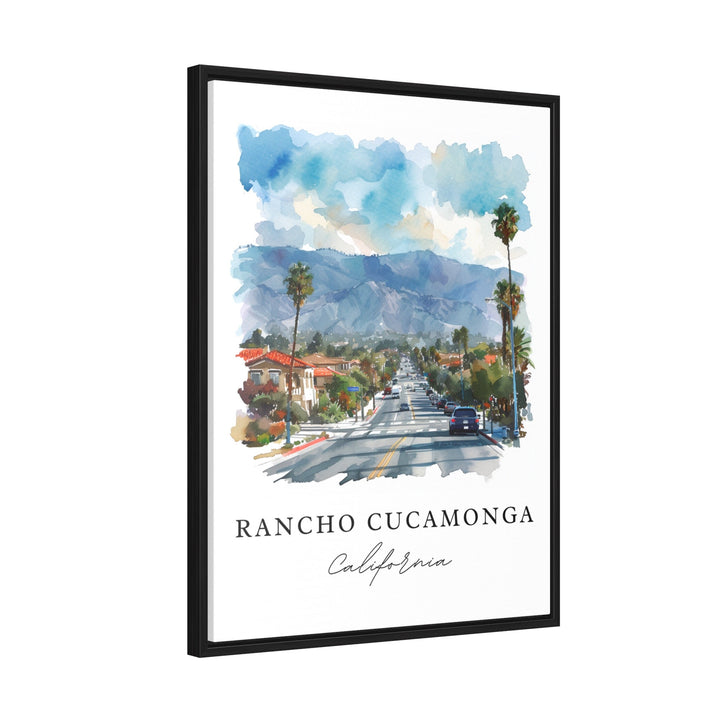 Rancho Cucamonga Art, California Print, Rancho Cucamonga Wall Art, LA Gift, Travel Print, Travel Poster, Travel Gift, Housewarming Gift