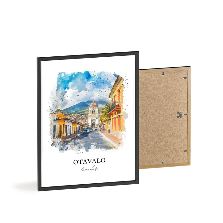 Otavalo, Ecuador – Watercolor Art Print