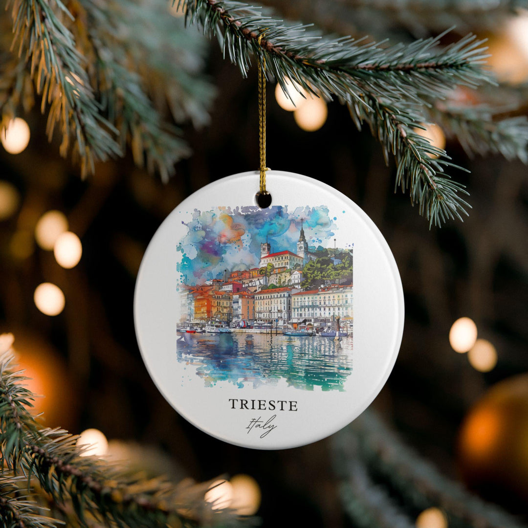 Trieste Italy Ornament: Unique Trieste Souvenir, Trieste Italy Xmas Decor, and Authentic Italy Gift
