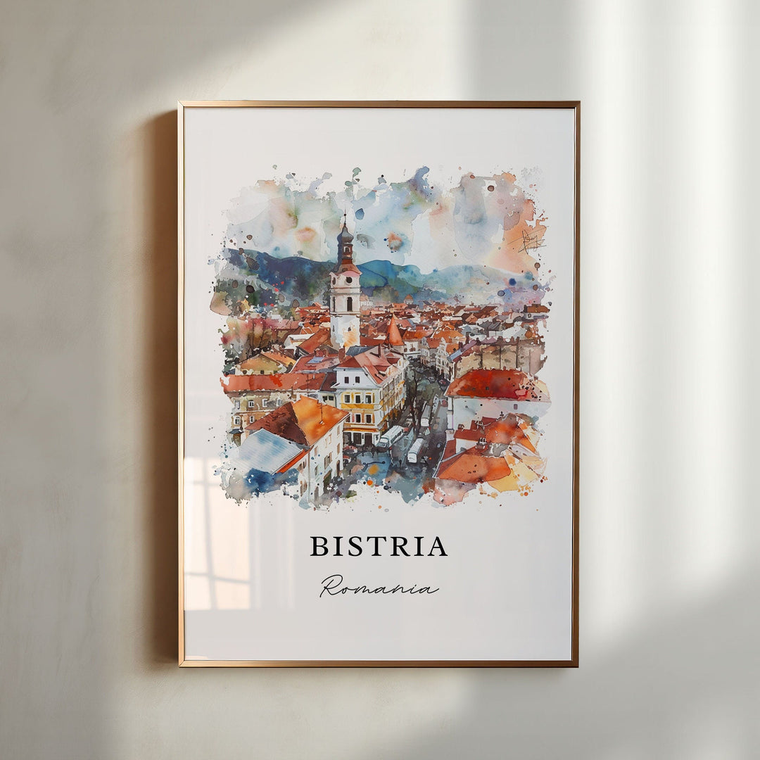 Bistria Wall Art - Romania Print