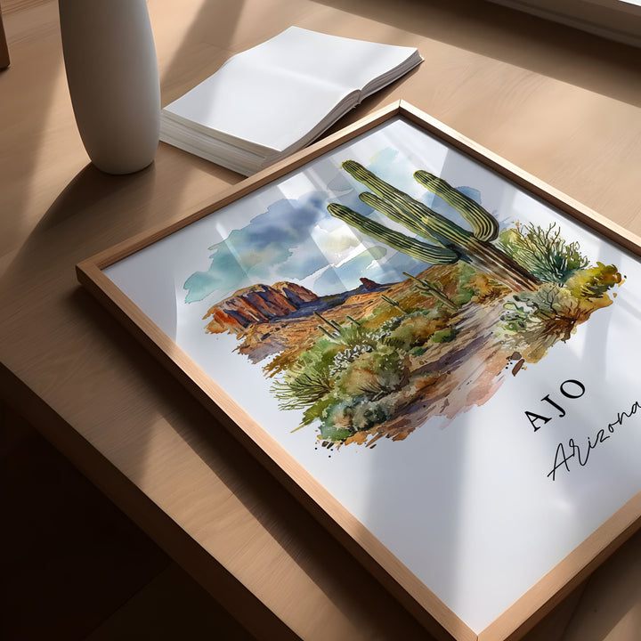 Ajo Wall Art - Arizona Print