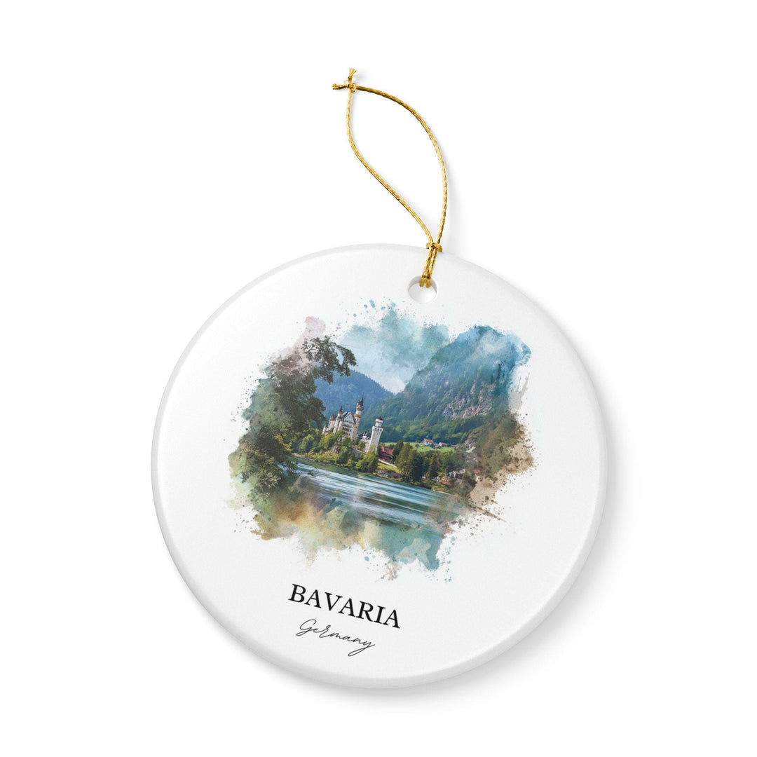 Bavaria Germany Ornament: Unique Bavaria Souvenir, Bavaria Region Xmas Decor, and Authentic Bavaria Germany Gift