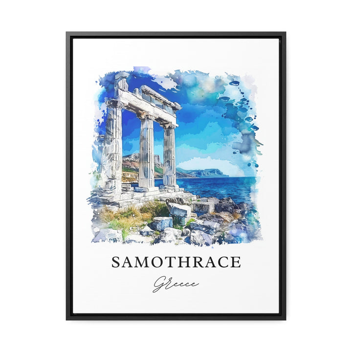 Samothrace Greece Art, Samothrace Thrace Print, Samothrace Watercolor, Samothrace Gift,