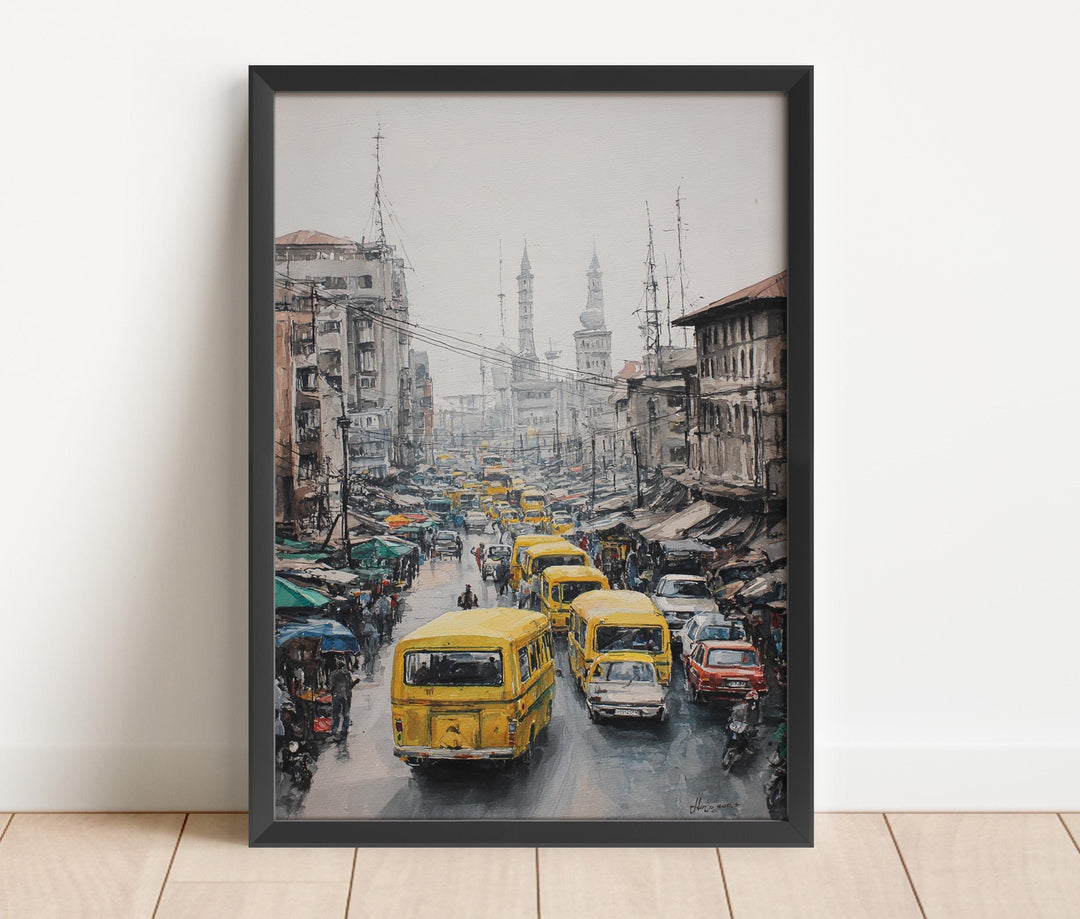 Lagos, Nigeria – Watercolor Art Print