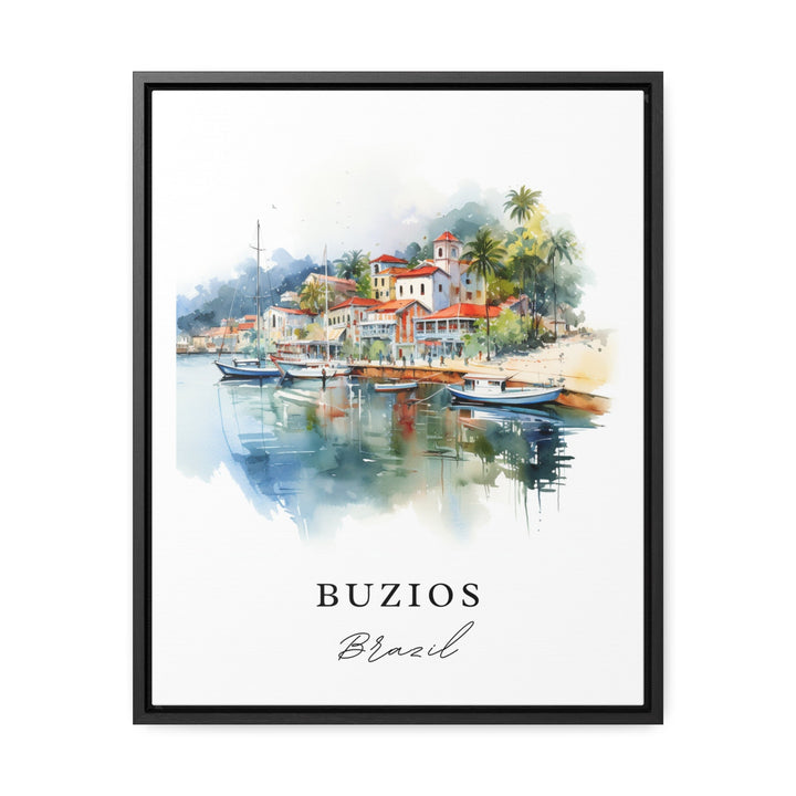 Buzios Brazil wall art - Brazil, Buzios poster, Armação dos Búzios gift, Birthday present, Custom Text, Personalized Gift
