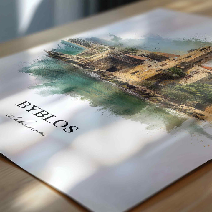 Byblos, Lebanon – Watercolor Art Print