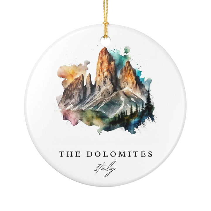 Dolomites Ornament: Unique Dolomites Souvenir, Dolomites Xmas Decor, and Authentic Dolomites Italy Gift