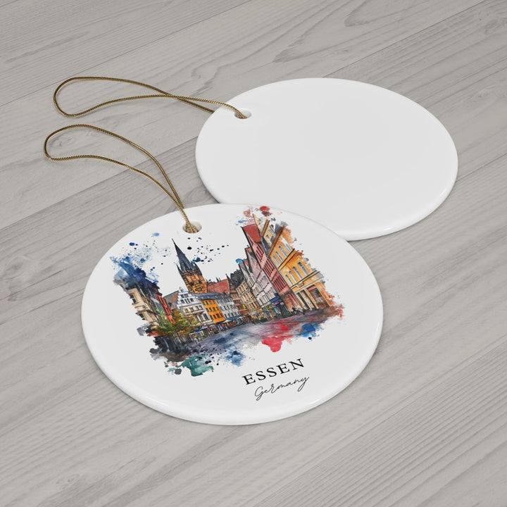 Essen Germany Ornament: Unique Essen Souvenir, Essen Germany Xmas Decor, and Authentic Essen Germany Christmas Gift