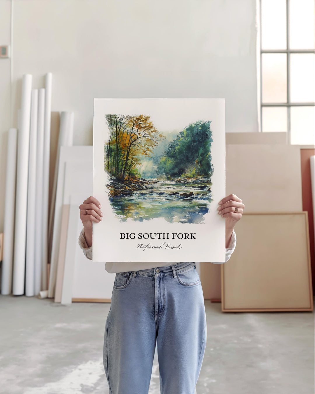 Big South Fork, USA – Watercolor Art Print