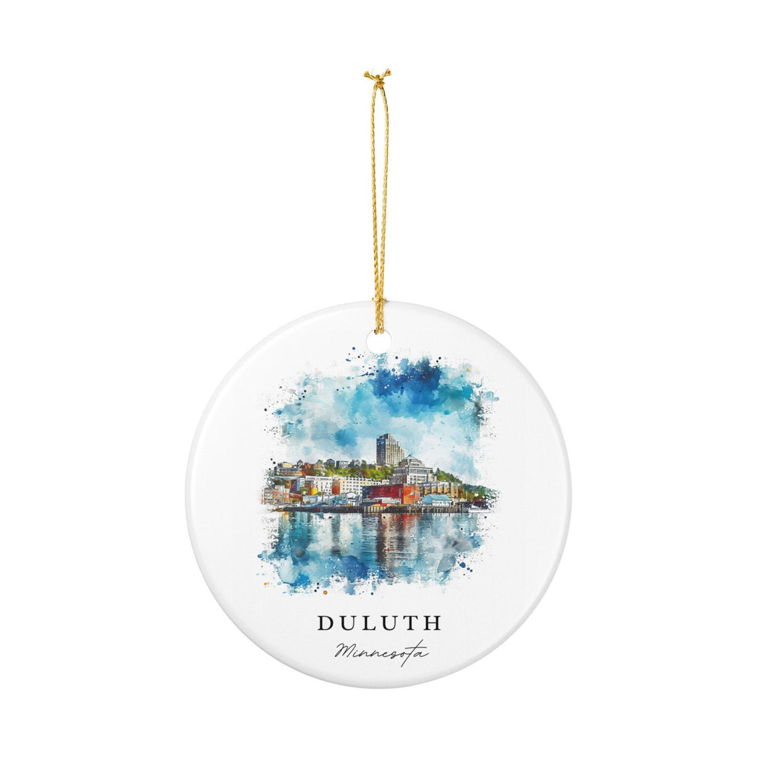 Duluth Ornament: Unique Duluth Minnesota Souvenir, Minnesota Xmas Decor, and Authentic Duluth MN Gift