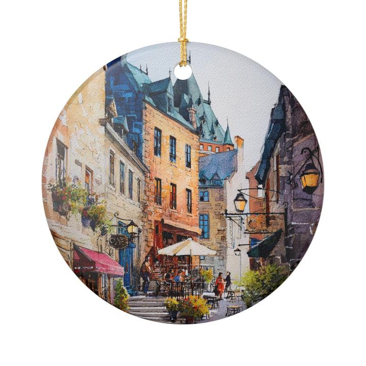 Quebec City Ornament: Unique Quebec Souvenir, Quebec City Xmas Decor, and Authentic Quebec Gift