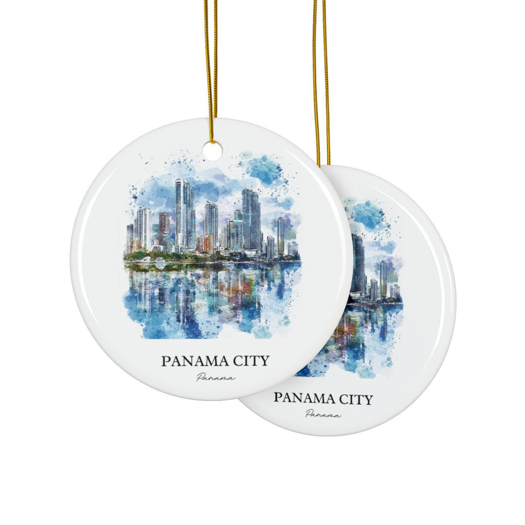Panama City Ornament: Unique Panama Souvenir, Panama City Xmas Decor, and Authentic Panama Gift