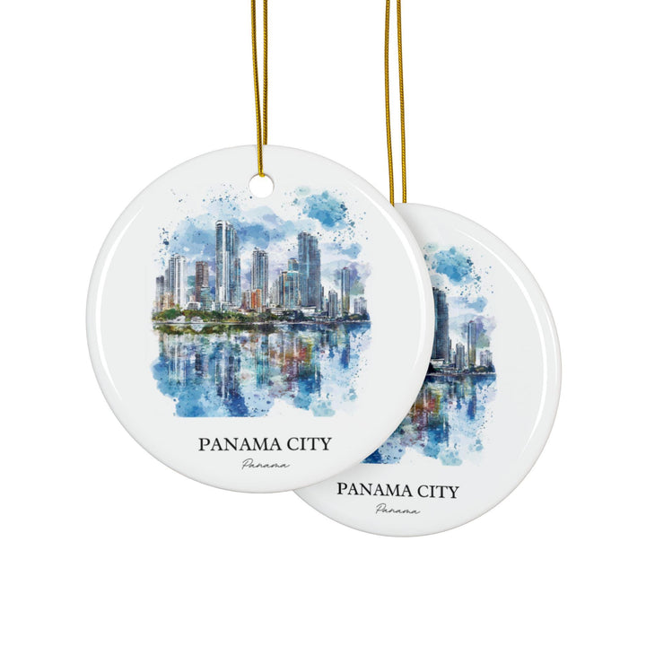Panama City Ornament: Unique Panama Souvenir, Panama City Xmas Decor, and Authentic Panama Gift