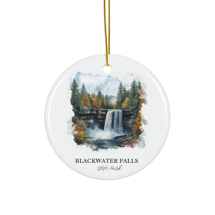 Blackwater Falls State Park Ornament: Unique Tucker County WV Souvenir, WV Xmas Decor, and Authentic West Virginia Gift