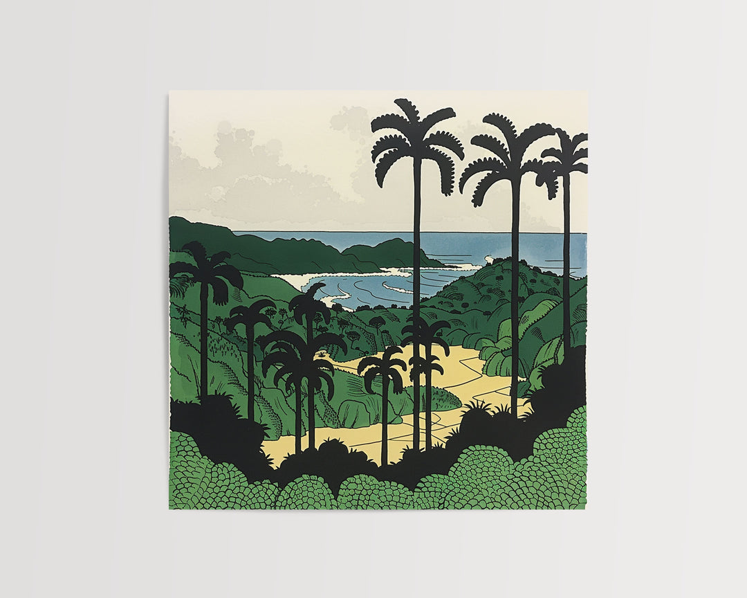 Modern Costa Rica Art, Costa Rica Print, Unique Costa Rica Art, Costa Rica Gift, Travel Poster, Housewarming Gift