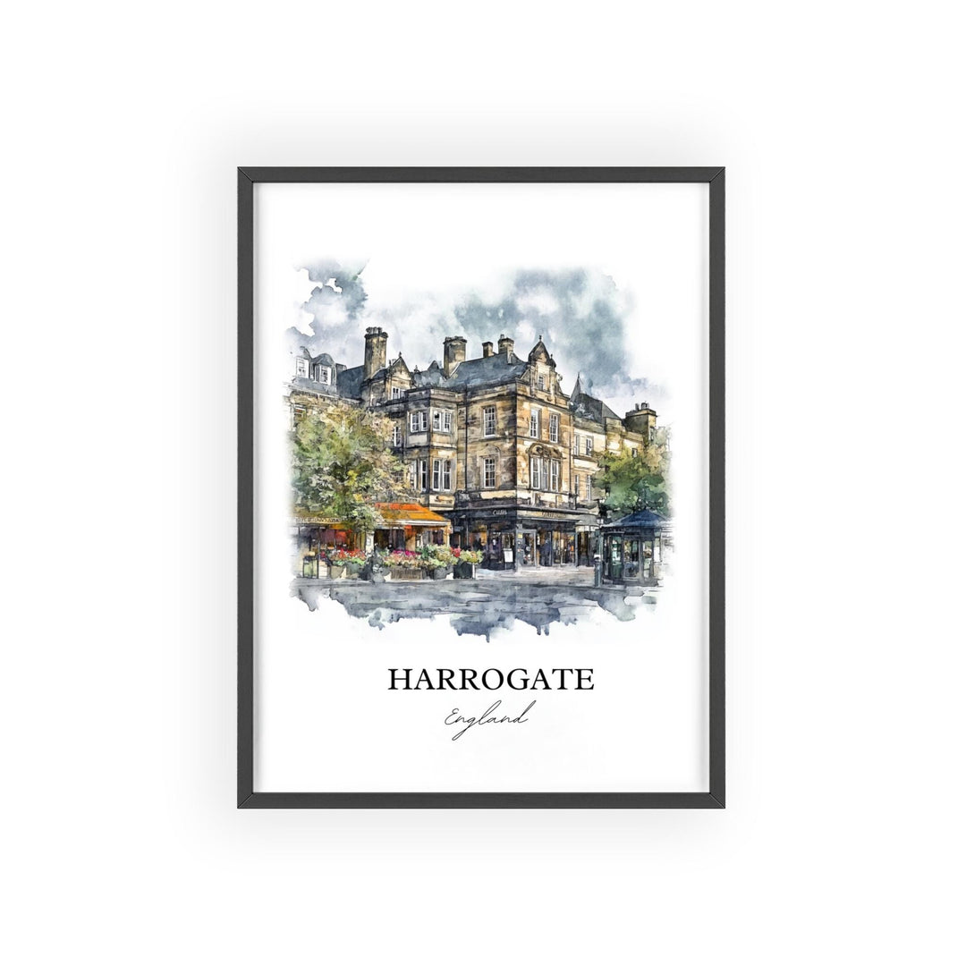 Harrogate, England – Watercolor Art Print